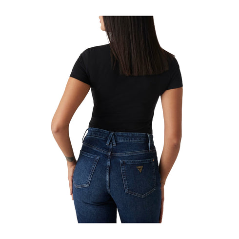 Guess T-shirt T-shirt Donna con triangolo strass XS - Francavilla Moda